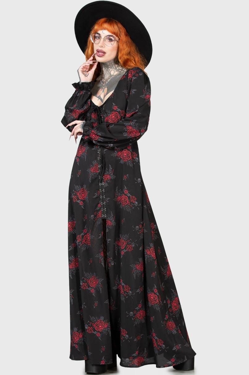 Women Shirt | Killstar Hail Pandora Maxi Dress