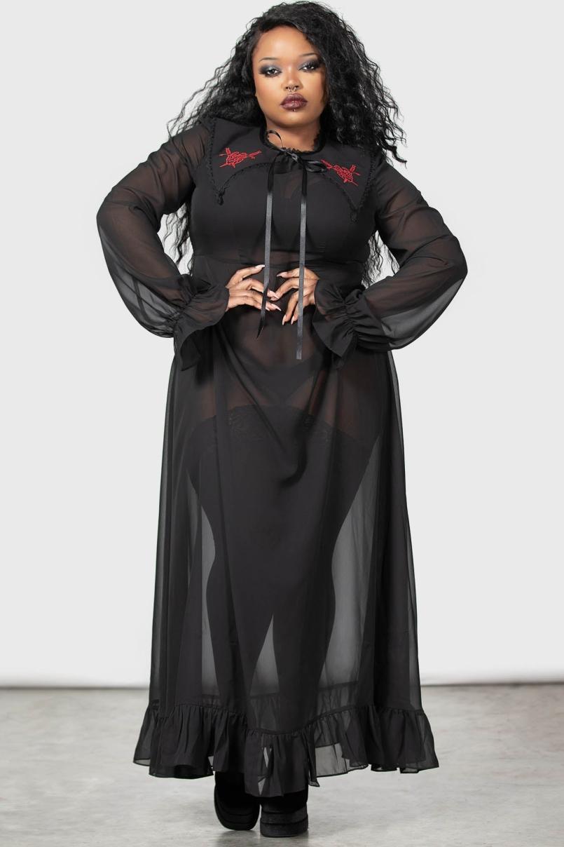 Women Shirt | Killstar Miss Thumberlina Maxi Dress