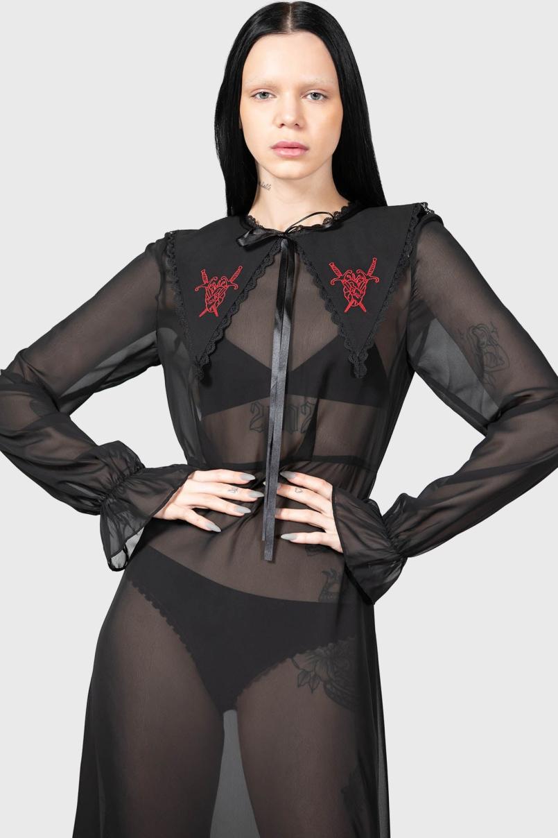 Women Shirt | Killstar Miss Thumberlina Maxi Dress