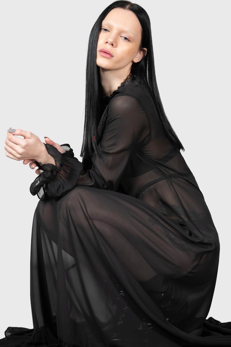 Women Shirt | Killstar Miss Thumberlina Maxi Dress