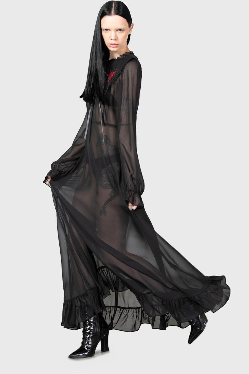 Women Shirt | Killstar Miss Thumberlina Maxi Dress