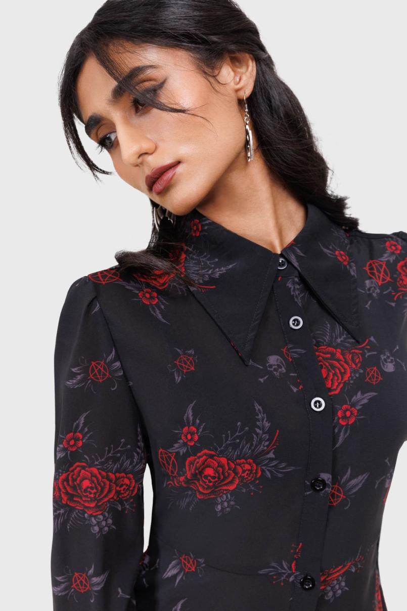 Women Shirt | Killstar Pandora Shirt Dress