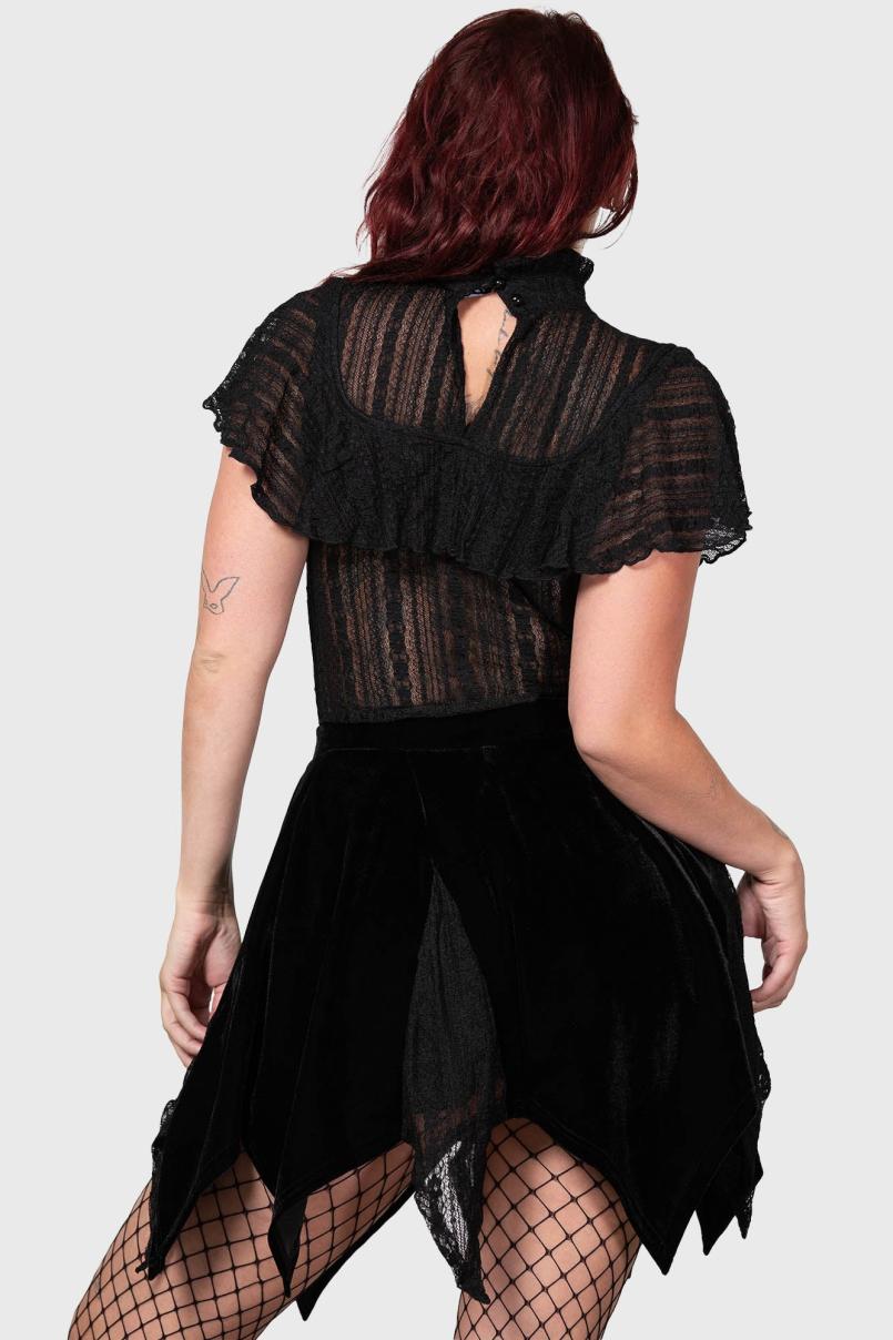 Women Shirts &amp; Blouses | Killstar Atala's Night Lace Top