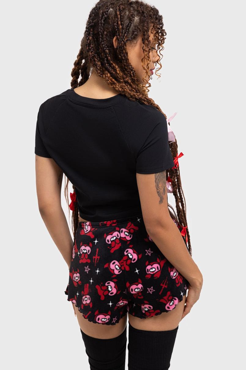 Women Shorts | Killstar Gloomy Horns Lounge Shorts