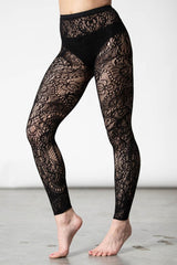 Women Socks &amp; Tights | Killstar Empyrean Lace Leggings