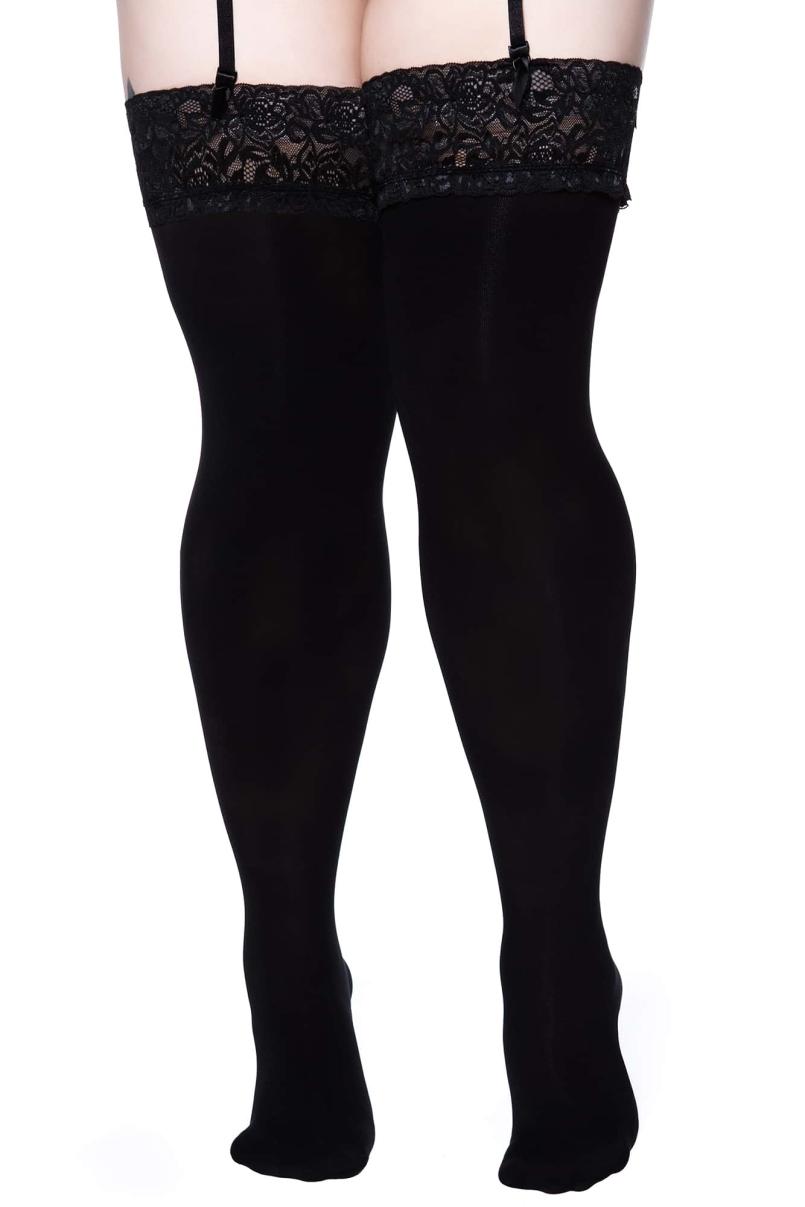 Women Socks &amp; Tights | Killstar Stop Staring Thigh High Socks