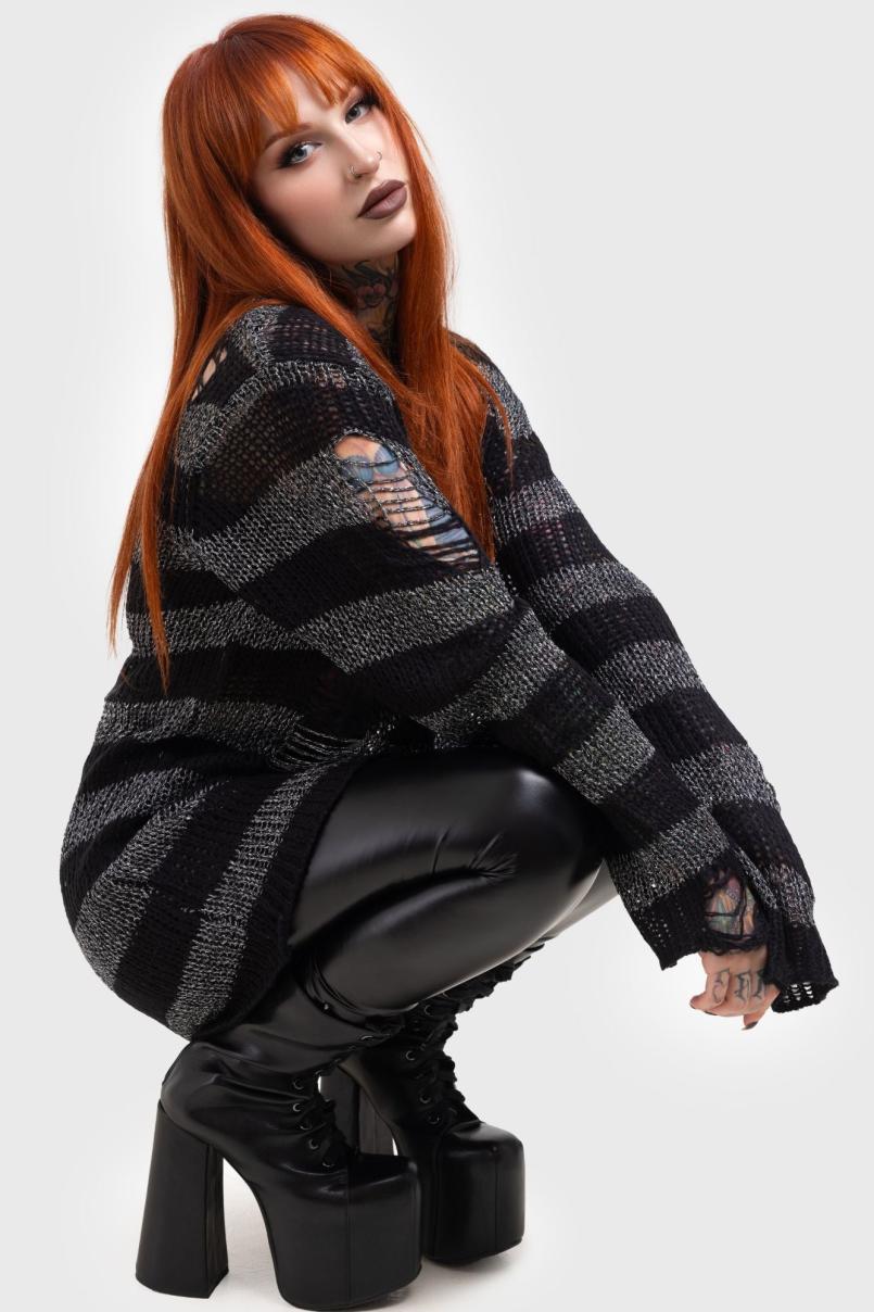 Women Sweaters | Killstar Abyss Knit Sweater