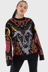 Women Sweaters | Killstar Inferno Hallowmas Sweater