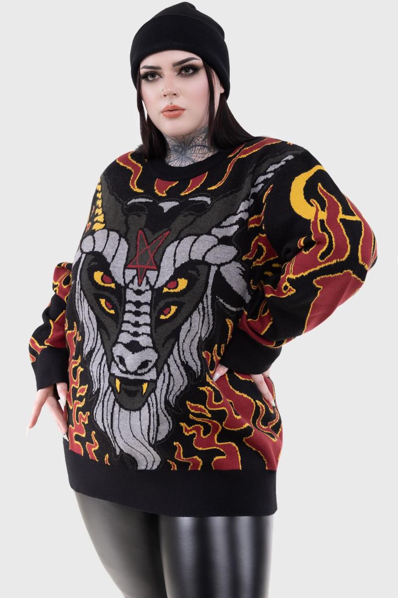 Women Sweaters | Killstar Inferno Hallowmas Sweater