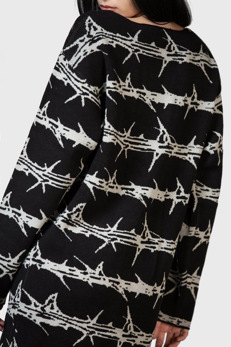 Women Sweaters | Killstar Prickled Contention Knit Sweater