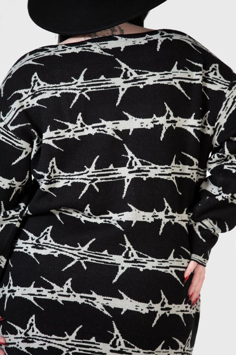 Women Sweaters | Killstar Prickled Contention Knit Sweater