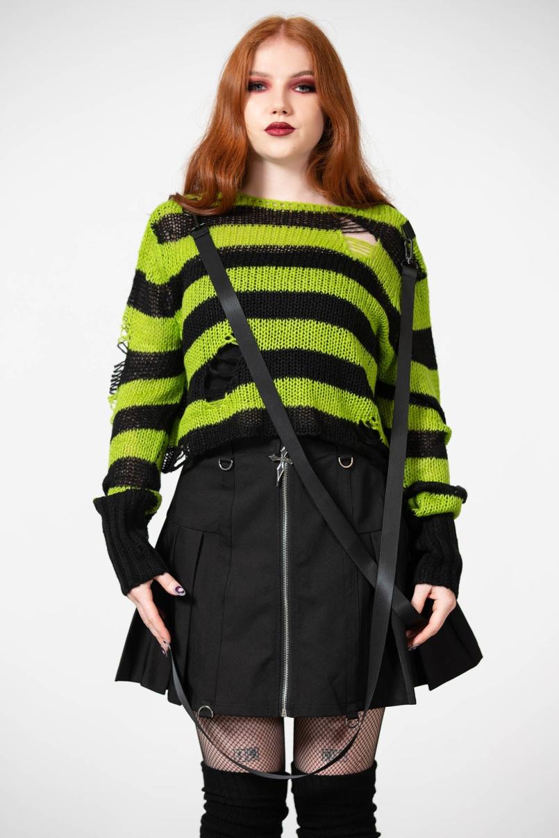 Women Sweaters | Killstar Slugs N' Snails Knit Sweater