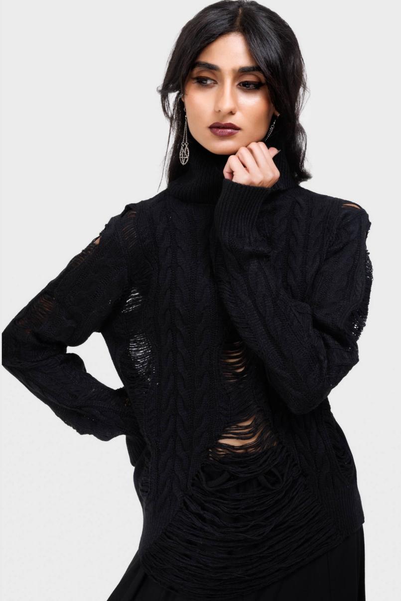 Women Sweaters | Killstar Thread Riot Sweater