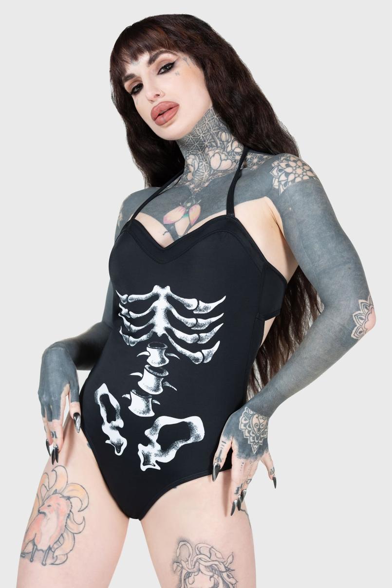 Women Swim | Killstar Show Your Bones Swimsuit