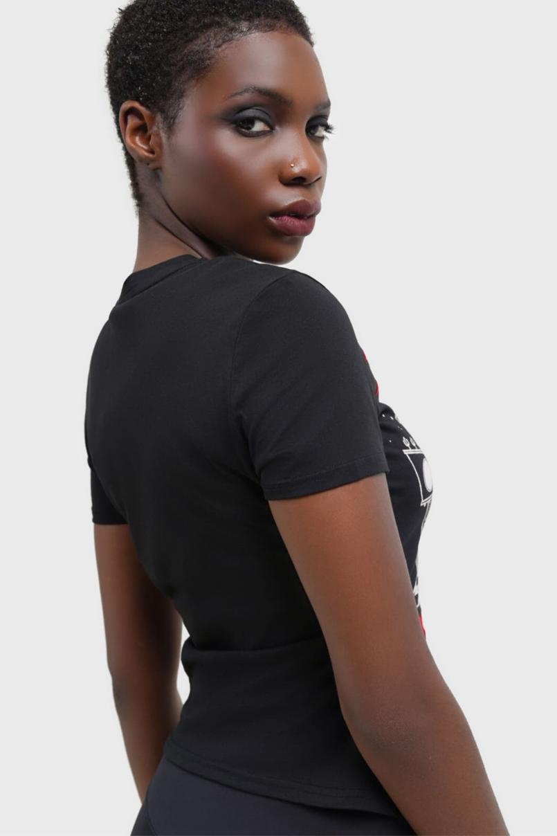 Women T-Shirts &amp; Vests | Killstar Dante's Inferno Fitted T-Shirt