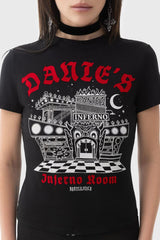 Women T-Shirts &amp; Vests | Killstar Dante's Inferno Fitted T-Shirt