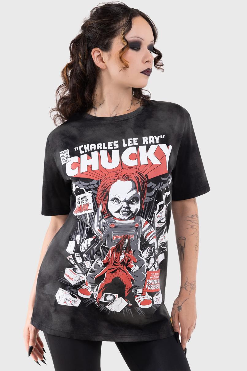 Women T-Shirts &amp; Vests | Killstar Charles Lee Ray T-Shirt