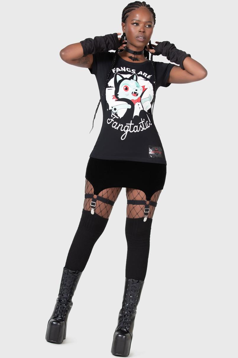 Women T-Shirts &amp; Vests | Killstar Fangtasy Top