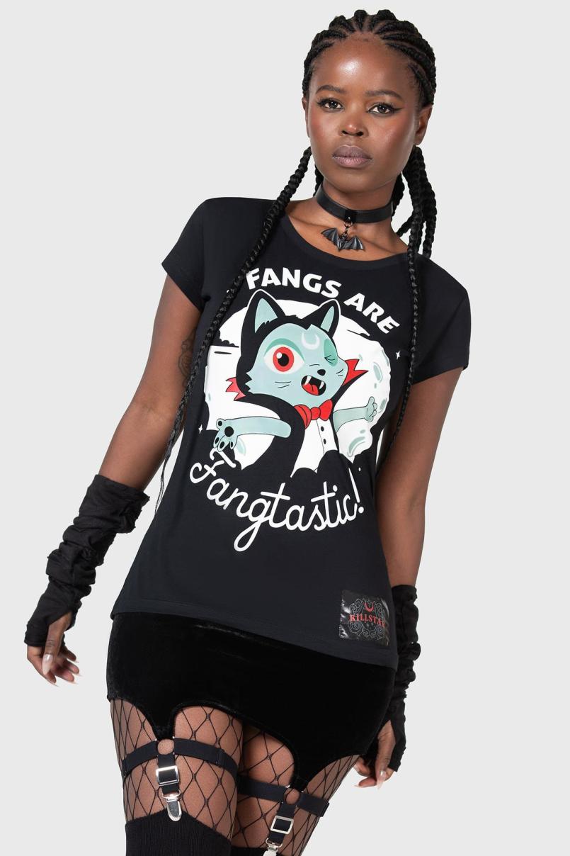 Women T-Shirts &amp; Vests | Killstar Fangtasy Top