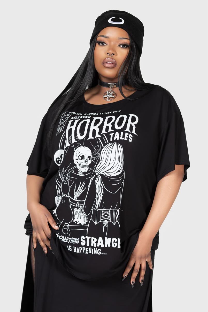 Women T-Shirts &amp; Vests | Killstar Horror Story Relaxed Top