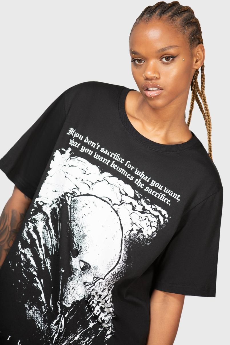 Women T-Shirts &amp; Vests | Killstar Lonely Dark T-Shirt