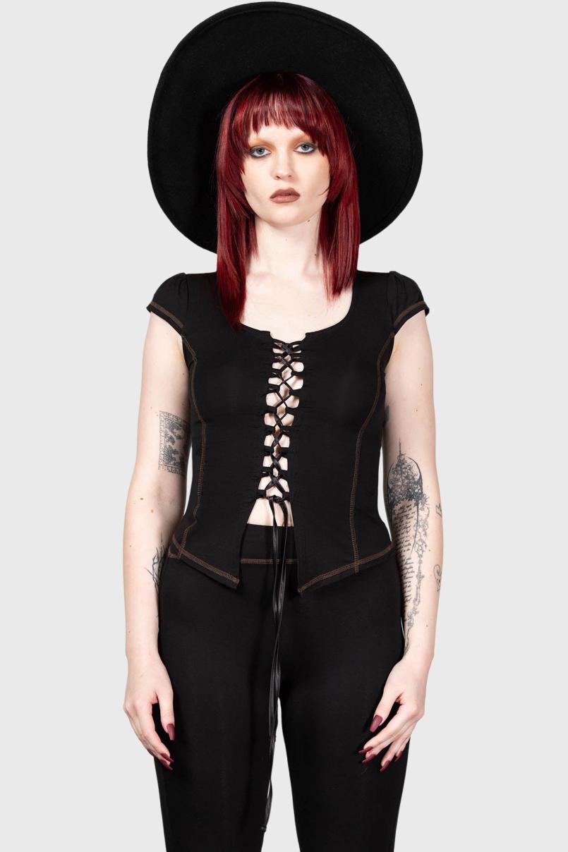 Women T-Shirts &amp; Vests | Killstar Midsummer Maypole Top