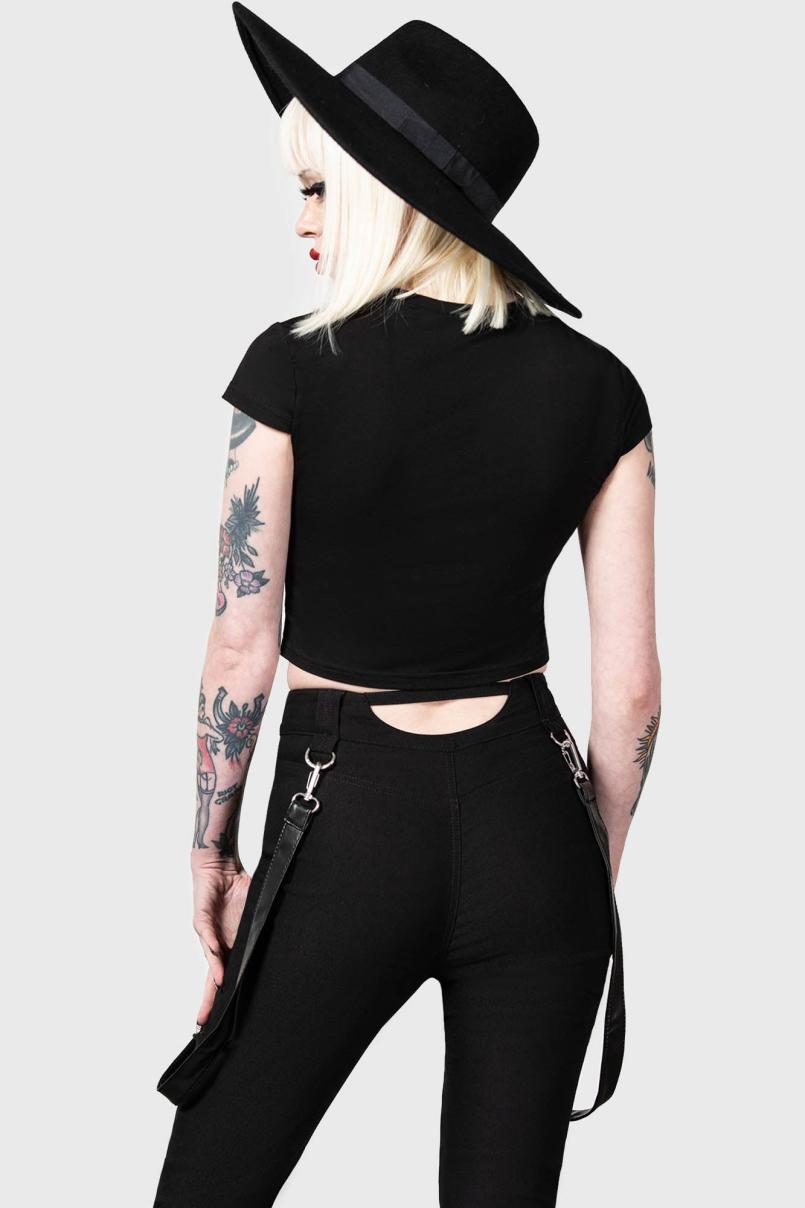 Women Trousers &amp; Jeans | Killstar Cutout Bondage Trousers