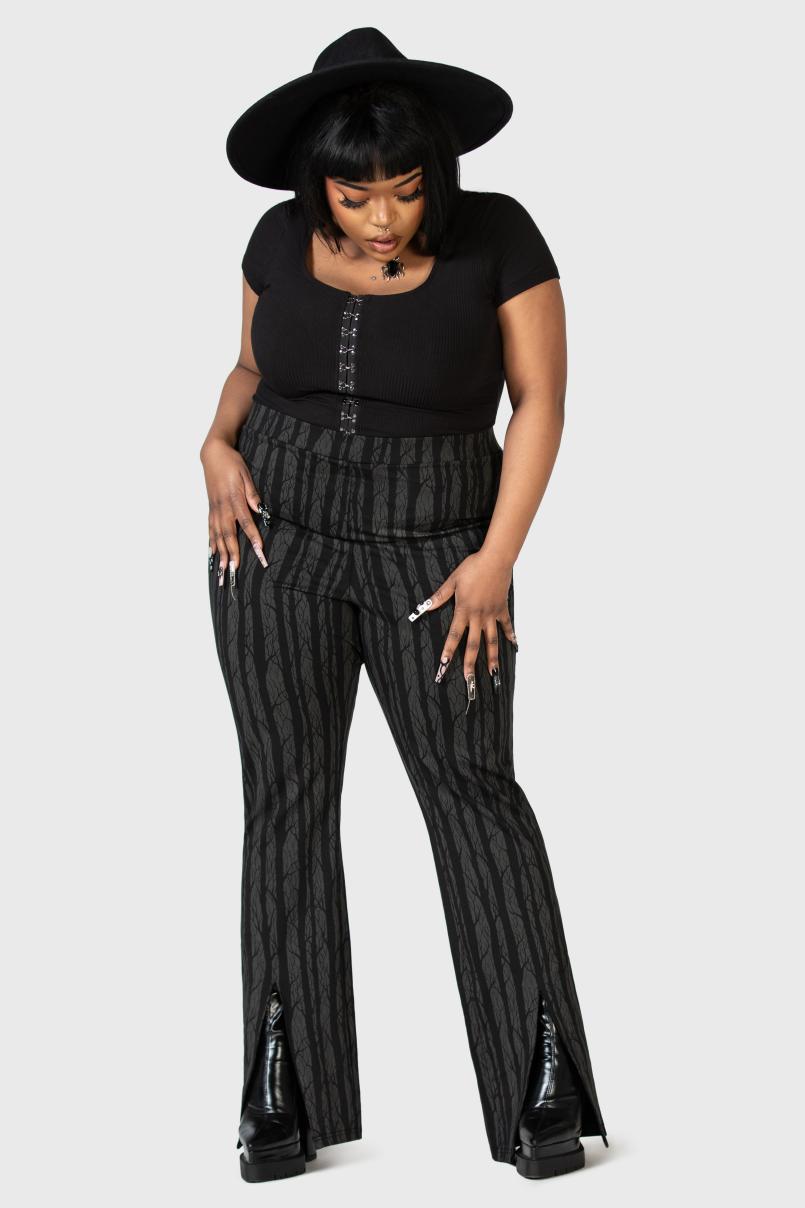 Women Trousers &amp; Jeans | Killstar Tricks On You Bootcut Trousers