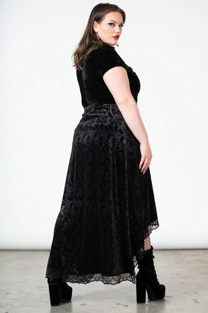 Women Velvet | Killstar Grailed Maxi Skirt [B]